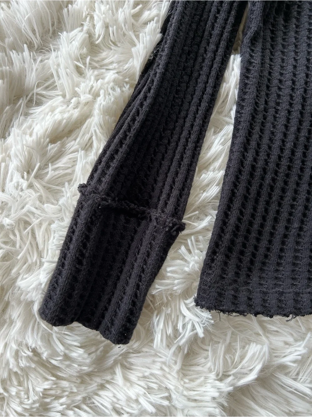 Free People | Juicy Black Cowl Neck Sweater